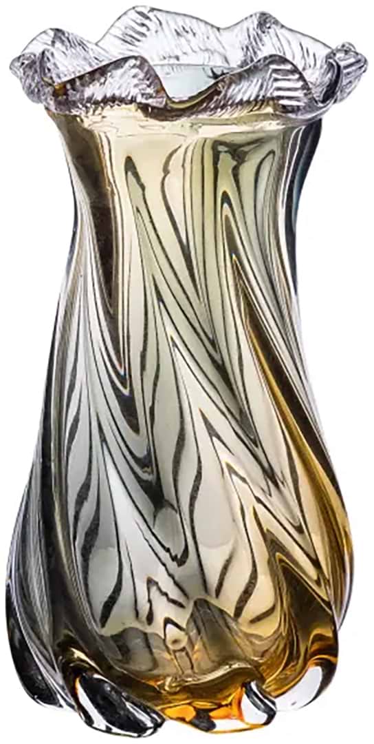 Ваза Yiwu Lilly 30 см желто-серый (HP-9-10)